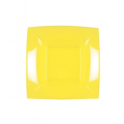 Farfurii Supa 18x18cm Yellow PP - (300buc)