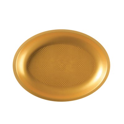 Farfurii Ovale 255mm Gold PP - (250buc)