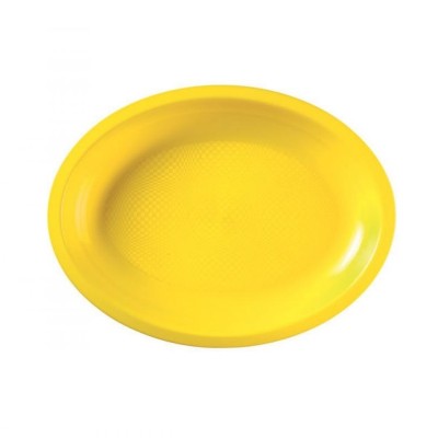 Farfurii Ovale 255mm Yellow PP - (600buc)