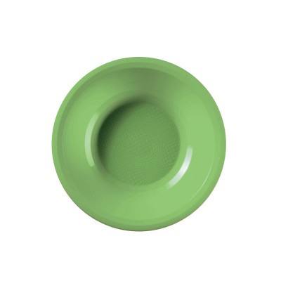 Farfurii Supa - Ø195mm Light Green PP - (600buc)