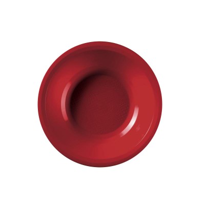 Farfurii Supa Ø195mm China Red PP - (600buc)