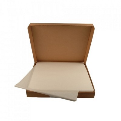 Hartie kraft alb cerata pentru cutii pizza 27x27 cm - 1000 buc/bax