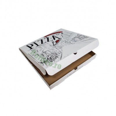 Cutii pizza URBAN albe 28 cm
