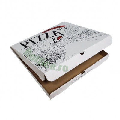 Cutii pizza URBAN albe 40 cm