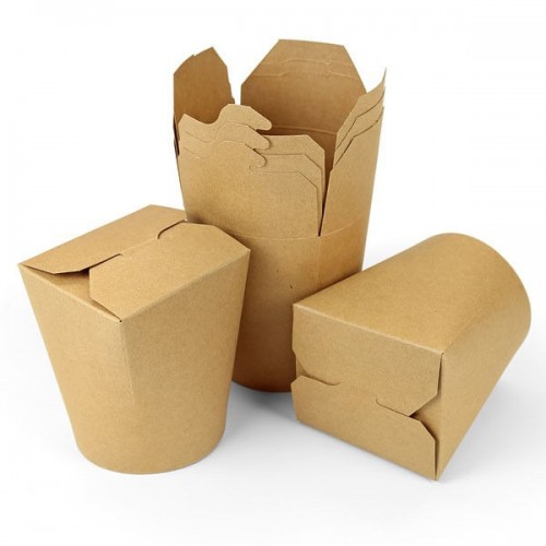 Cutii carton kraft - Paste & Noodles box 960 cc