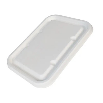 Capace biodegradabile albe pentru caserole 500-750cc - 125 buc/set