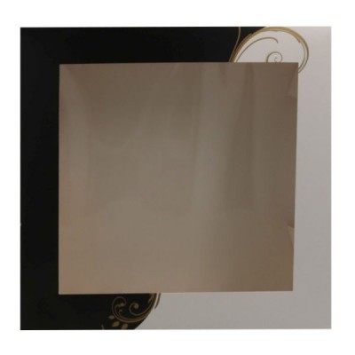 Cutii negru cu alb cu fereastra 23x23x7.5 (50buc)